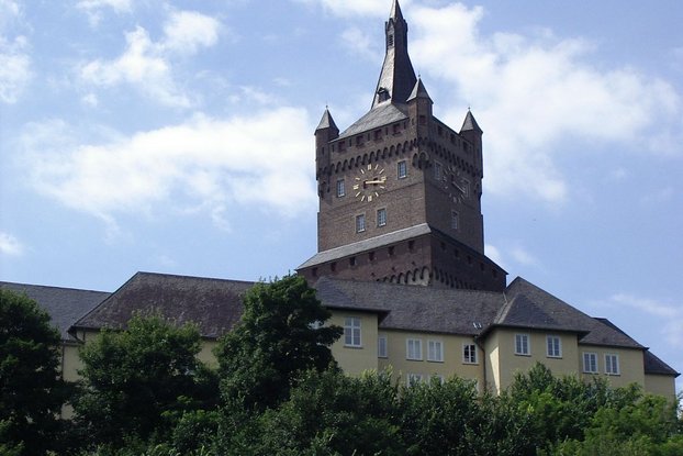 Außenansicht der Klever Schwanenburg